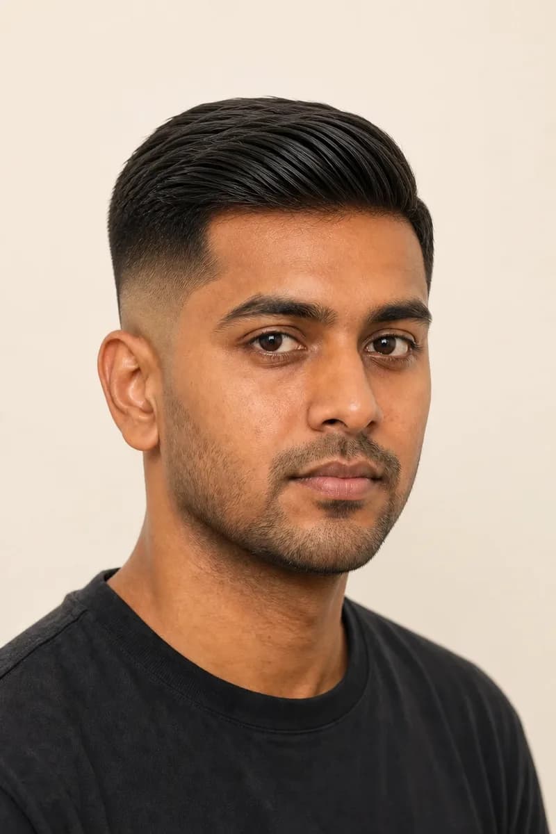 Comb Over haircut style for men