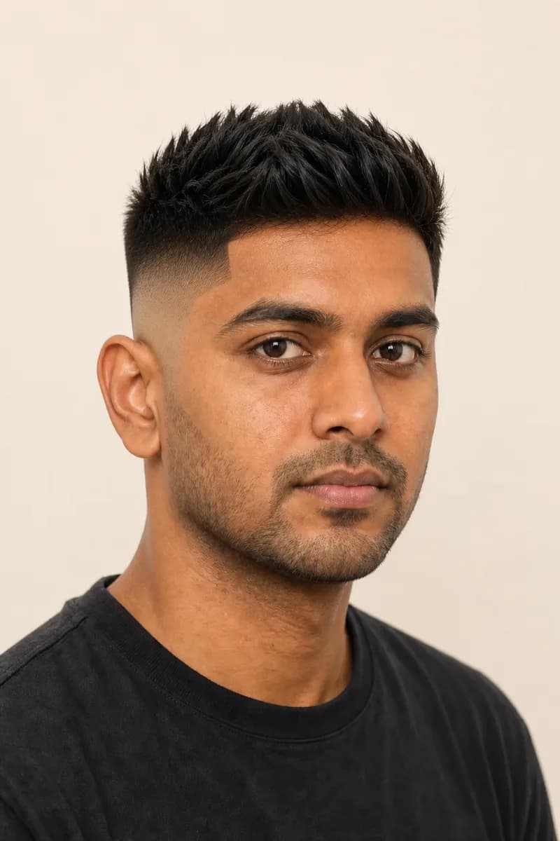 High Fade haircut style for men