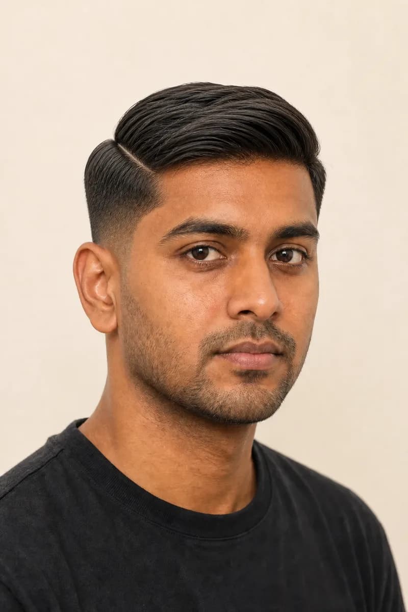 Side Part haircut style for men