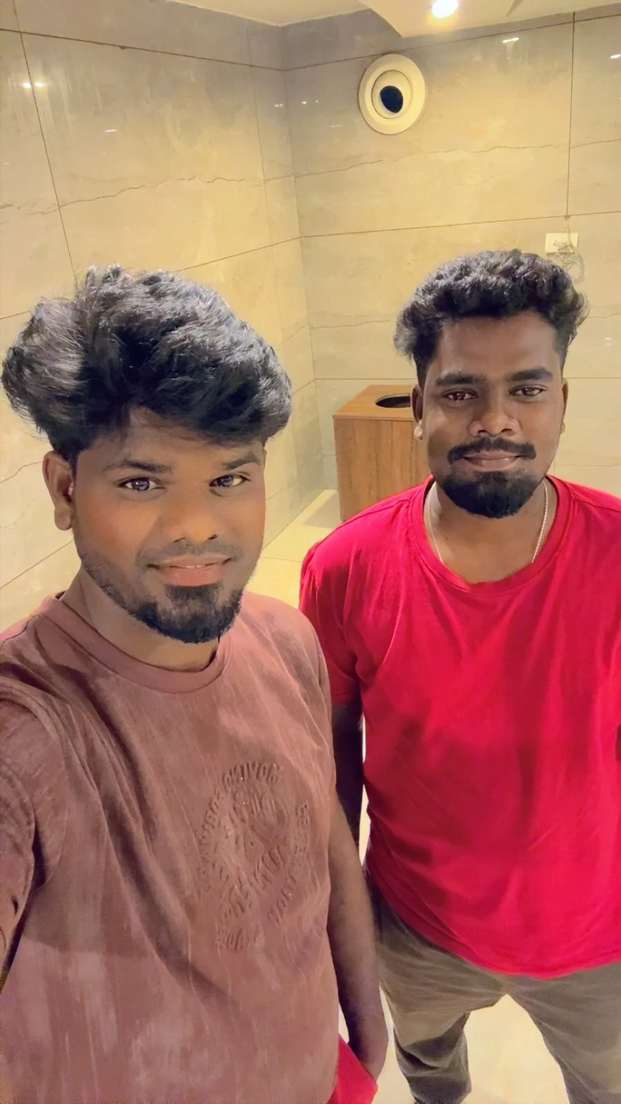 Styled volume haircuts and beard grooming for men