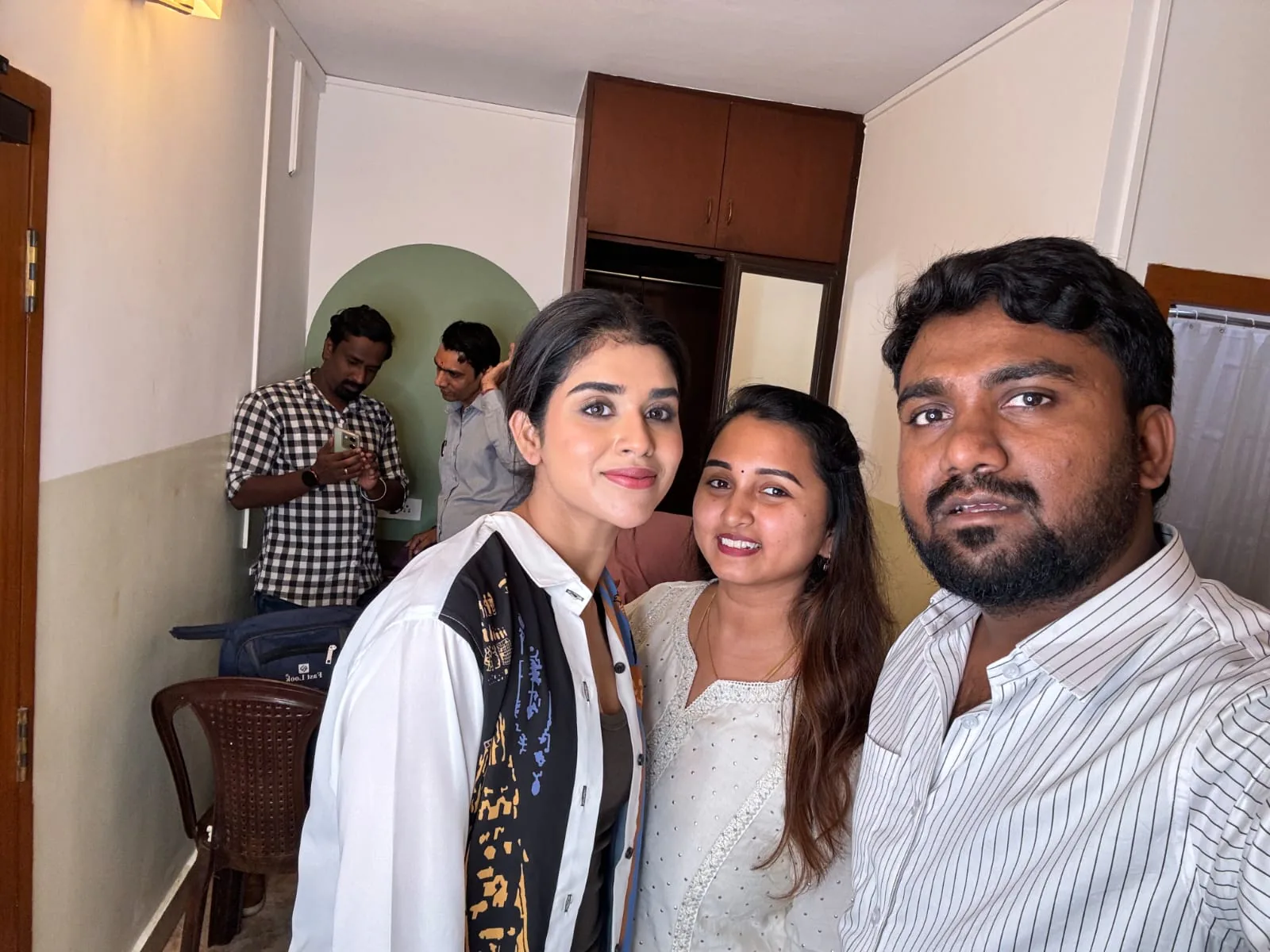 Couple styled for a family celebration