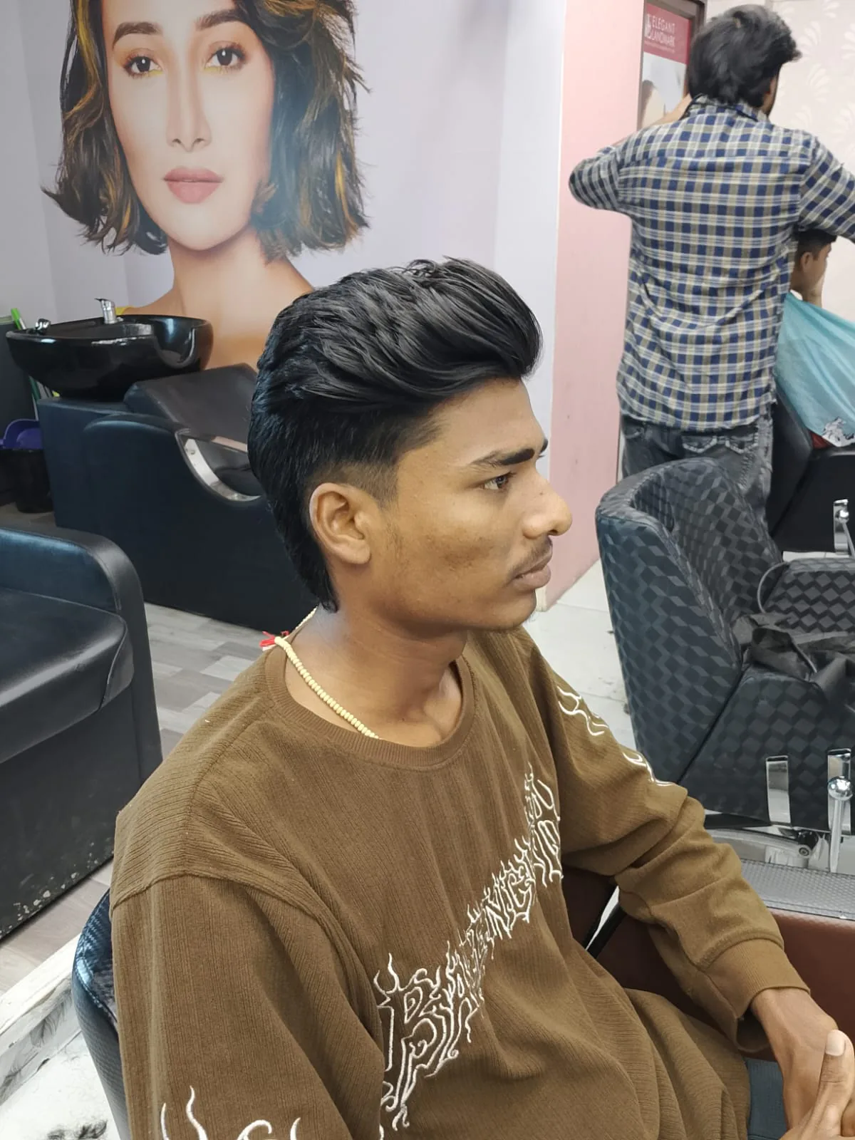 Stylish kids' haircut with a modern finish